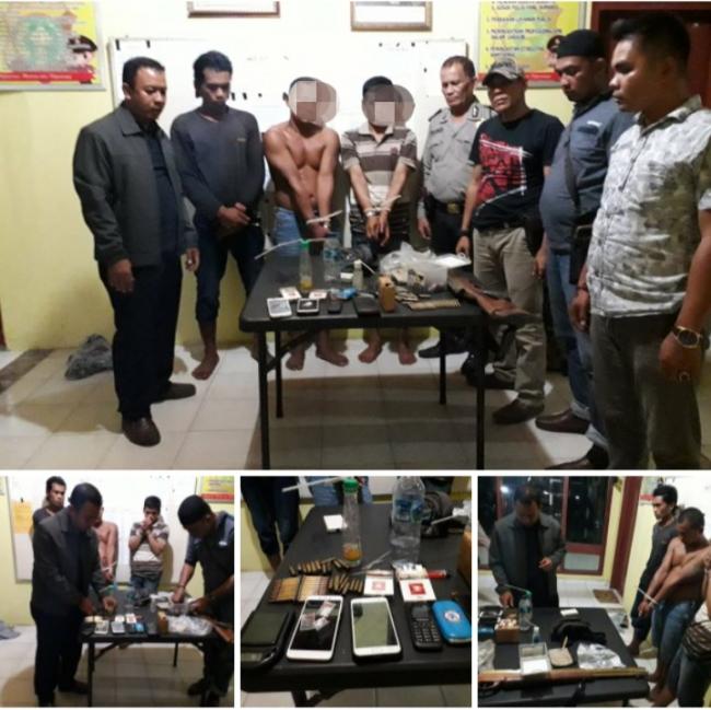 Polsek Kuantan Mudik Berhasil Meringkus 2 Orang Tersangka, Satu Orang Berhasil Kabur